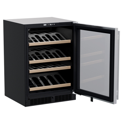 24" Marvel 5.3 Cu. Ft. Built-In High-Efficiency Single Zone Gallery Display Wine Refrigerator - MLWC224SG01A