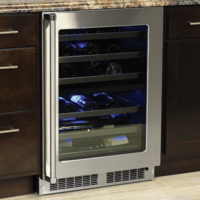 24" Marvel Professional 4.9 Cu. Ft. Built-In Dual Zone Wine Refrigerator - MPWD424SG31A