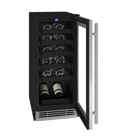 15" U-Line Wine Refrigerator with 3.0 Cu. Ft. Capacity - UHWC115-IG01A