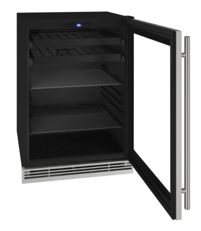 24" U-Line Beverage Center with 5.5 Cu. Ft. Capacity - UHBV124-IG01A