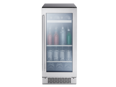 15" Zephyr 3.4 Cu. Ft. Single Zone Beverage Cooler in Stainless Steel - PRB15C01BG