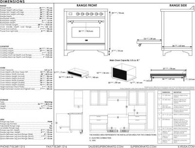 36" ILVE 3.5 Cu. Ft. Majestic II Electric Freestanding Range in Custom RAL Color with Chrome Trim - UMI09NS3/RALC