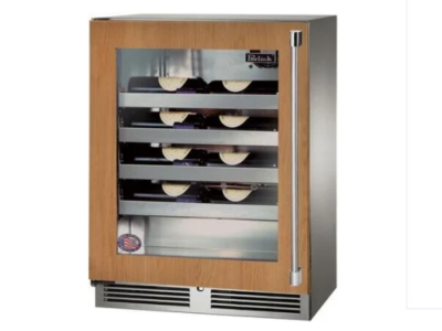 24" Perlick 3.1 Cu. Ft. Signature Series Shallow Depth Indoor Wine Reserve - HH24WS44LL