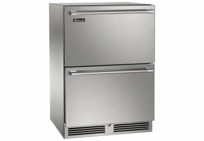 24" Perlick Indoor Signature Series Refrigerated Stainless Steel Drawers - HP24RS45