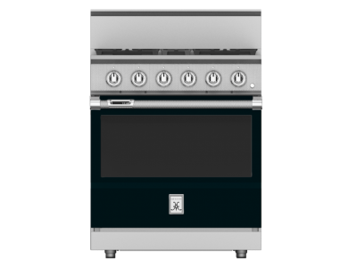 30" Hestan KRD Series 4-Burner Dual Fuel Range - KRD304-NG-BK