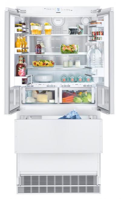 36" Liebherr 18.9 Cu. Ft. French Door Combined Refrigerator Freezer with NoFrost - HCB2092G