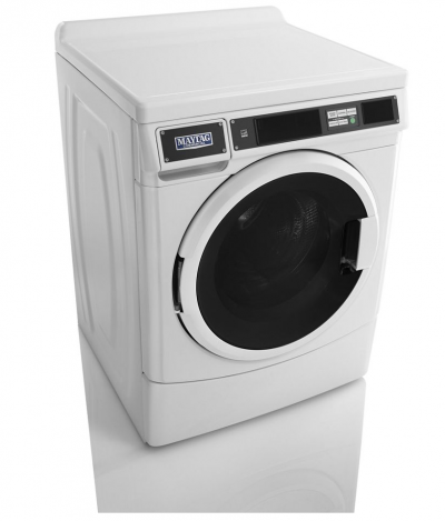 27" Maytag Commercial 3.1 Cu. Ft. Non- Vend Front Load Washer in White - MHN33PRCWW