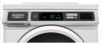 27" Maytag Commercial 3.1 Cu. Ft. Non- Vend Front Load Washer in White - MHN33PRCWW