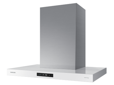 30" Samsung Bespoke 7 Series Hood with Triple Air Sensor in White Glass - NK30CB700W12AA