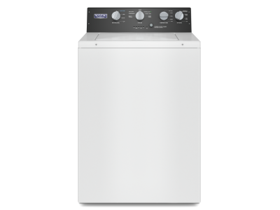 27" Maytag 3.5 Cu. Ft. Commercial-Grade Residential Agitator Washer in White - MVWP586GW