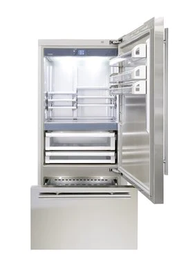 36" Fhiaba Classic Series Right Hinge Bottom Freezer Refrigerator in Stainless Steel - FK36BI-RST