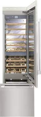 24" Fhiaba Classic Series Left Hinge Triple Zone Wine Cooler With Bottom Freezer - FK24BWR-LGST