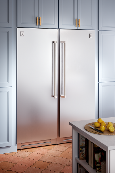 30" Hestan KRC Series Right-Hinge Column Refrigerator in Steeletto - KRCR30