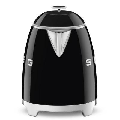 SMEG 50's Style Kettle With Chrome Base In Black - KLF05BLUS