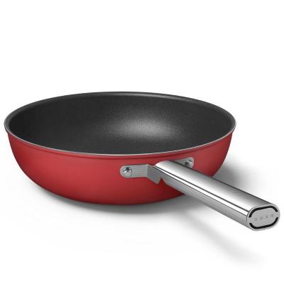 SMEG 50's Style Cookware Wok With 30 Inch Diameter In Red - CKFW3001RDM