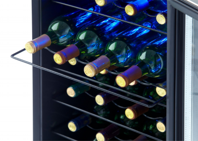 18" Danby 30 Bottle Free-Standing Wine Cooler in Stainless Steel - DWC310BLSDD