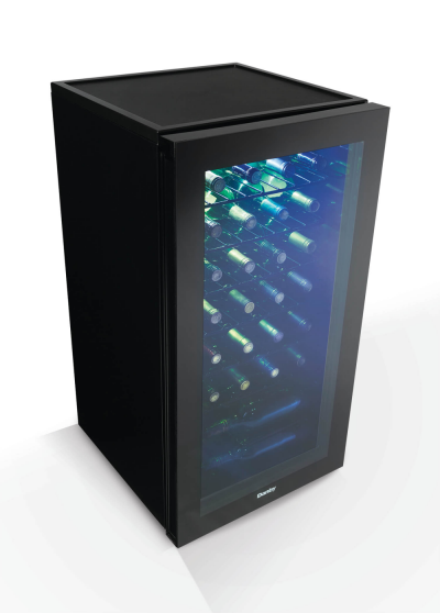 18" Danby 36 Bottle Free-Standing Wine Cooler in Black - DWC036A2BDB-6