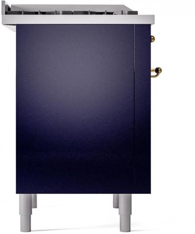 36" ILVE Professional Plus II Dual Fuel Natural Gas Freestanding Range with Brass Trim - UP36FNMP/MBG NG