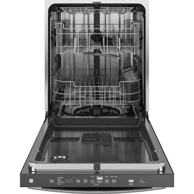 24" GE Top Control Interior Dishwasher with Sanitize Cycle - GDT650SYVFS