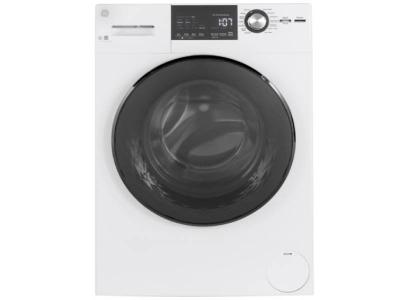 GE Stack Bracket Kit and Front Load Washer and Electric Dryer - GFA24KITL-GFW148SSMWW-GFD14JSINWW