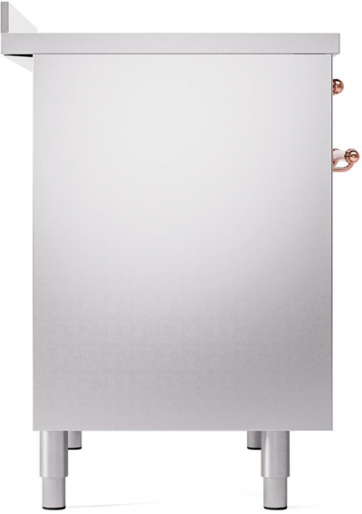 40" ILVE Nostalgie II Electric Freestanding Range in Stainless Steel with Copper Trim - UPDI406NMP/SSP