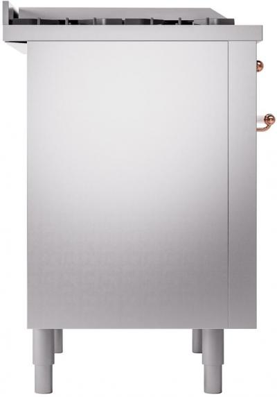 36" ILVE Professional Plus II Dual Fuel Natural Gas Freestanding Range with Copper Trim - UP36FNMP/SSP NG