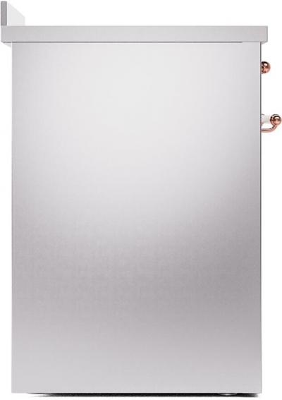 30" ILVE Nostalgie II Electric Freestanding Range in Stainless Steel with Copper Trim - UPI304NMP/SSP