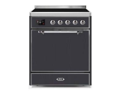 30" ILVE 4 Cu. Ft. Majestic II Electric Freestanding Range with Copper Trim - UMI30QNE3/MGP