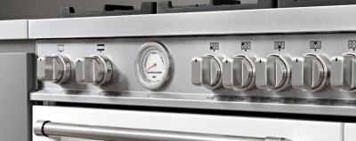 48" Bertazzoni 6 Brass Burner and Griddle  All Gas Range - MAS486BTFGMXT