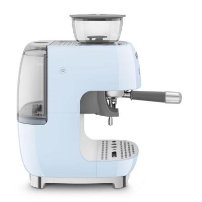 SMEG Retro Style Espresso Manual Coffee Machine in Pastel Blue - EGF03PBUS