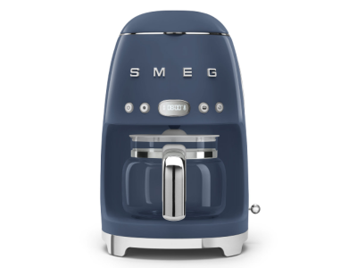 SMEG 50's Style Coffee Machine in Navy Blue - DCF02NBUS