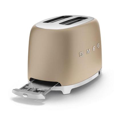 SMEG 50's Style Toaster in Champagne - TSF01CHMUS