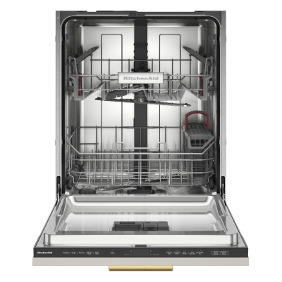 24" Kitchenaid 44 dBA Panel-Ready Two-Rack Flush Dishwasher with Door-Open Dry System - KDTF324PPA