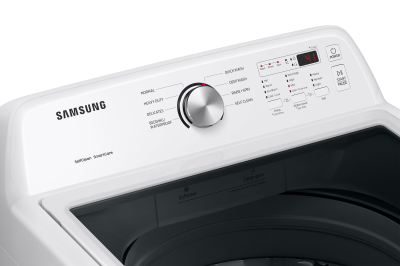 27" Samsung 5.0 Cu. Ft. Top Load Washer With ActiveWave Agitator In White - WA44A3205AW