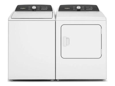 Whirlpool 5.2 Cu. Ft. Top Load Agitator Washer and 7.0 Cu. Ft. Top Load Gas Dryer - WTW5015LW-WGD5050LW