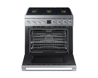 36" Dacor Transitional Gas Range in Silver Stainless Steel  - DOP36T86GLS/DA