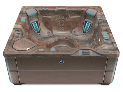 HotSpring Highlife Collection 6 Seat Luxury Spa with Java Cabinet - Vanguard-JV-TS