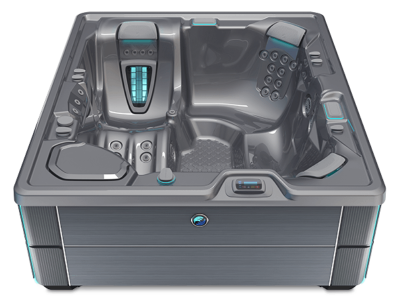 HotSpring Highlife Collection 5 Seat Hot Tub with Charcoal Cabinet - Sovereign-CH-PL