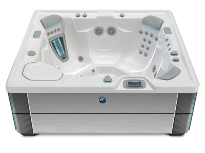 HotSpring Highlife Collection 5 Seat Luxury Mid-Sized Spa with Brushed Nicket Cabinet - Prodigy-BN-AW