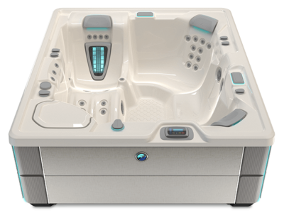 HotSpring Highlife Collection 5 Seat Hot Tub with Linen Cabinet - Sovereign-LN-IV