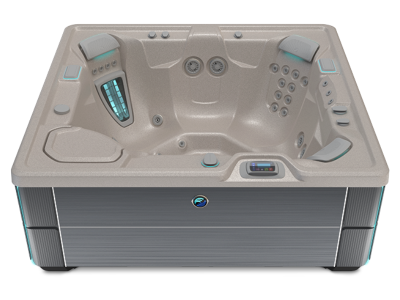 HotSpring Highlife Collection 5 Seat Luxury Mid-Sized Spa with Charcoal Cabinet - Prodigy-CH-PB