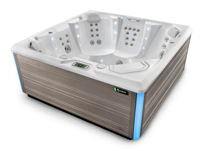 HotSpring Limelight Collection 7 Seats Premium Spa With Costal Gray Cabinet - Flash-CG-AW