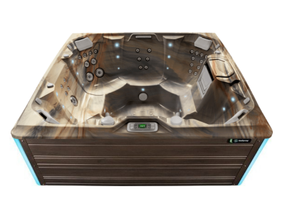 Hotspring Limelight Collection 7 Seat Spa In Espresso Cabinet - Pulse-EC-TS