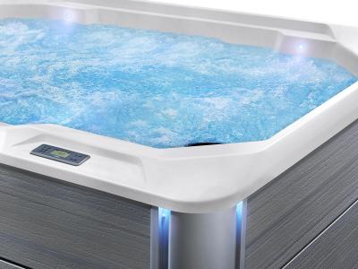 HotSpring Hot Spot Collection 3 Seat Spa in Storm Cabinet - Stride-S-PR