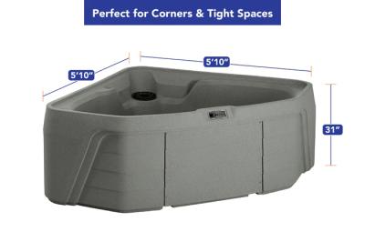 Freeflow Spas 2-3 Person Tristar Spa In Taupe - Tristar (T)