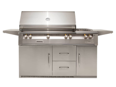 56" Alfresco Luxury Deluxe Natural Gas Grill with 770 sq. in. Grilling Space - ALXE-56R