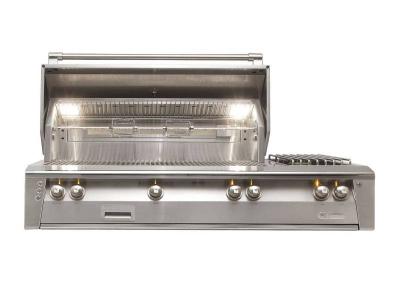 56" Alfresco 2 Burner Smoker SearZone Double Doors with Drawers Cart Grill - ALXE-56SZC-LP