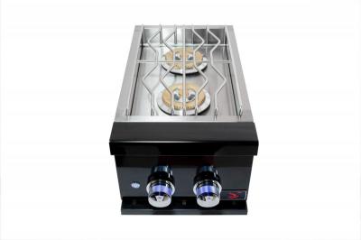 26" Bonfire Prime Double Side Burner in Black - CBAPDSB-B