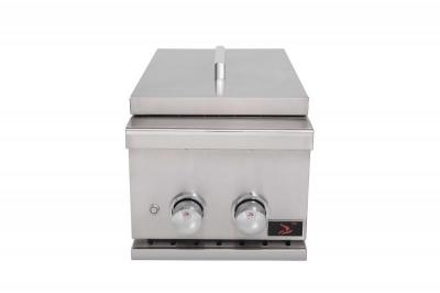 25" Bonfire Prime Double Side Burner in Stainless Steel - CBAPDSB