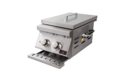 26" Bonfire Drop-In Double Side Burner in Stainless Steel - CBADSB